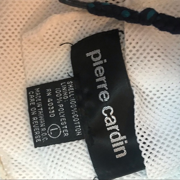 Pierre Cardin Purple Teal Geometric Swim Trunks - Picture 5 of 6